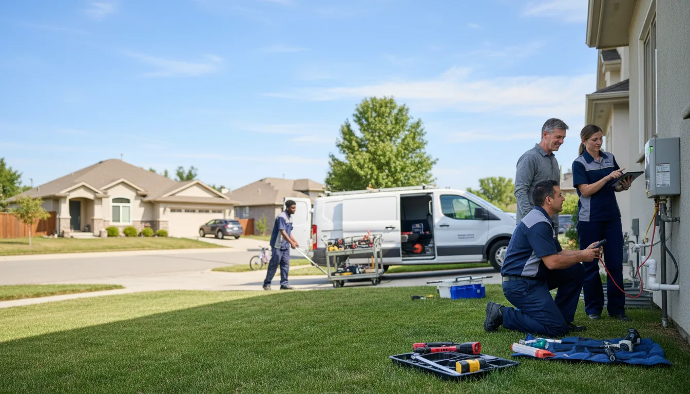 Tankless water heater service in Geneva, MN
